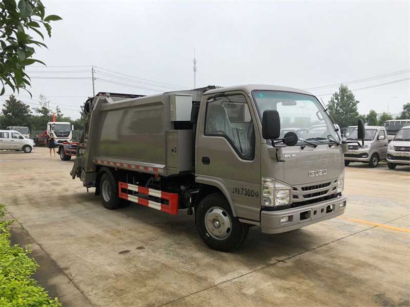  New Isuzu 6 square compression garbage truck professional manufacturer