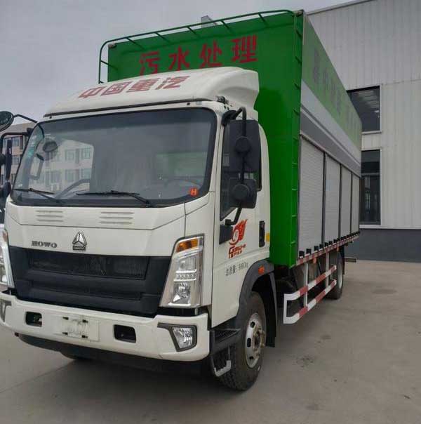  [recommended model] National sixth sewage purification vehicle_ Pictures of heavy truck HOWO blue sewage purification vehicle_ How much is a car with high cost performance