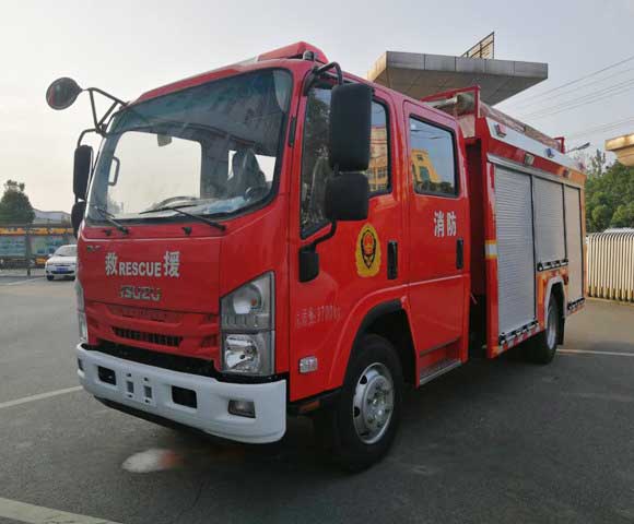 五十铃3.5吨水罐消防车参数 有售 品质保证
