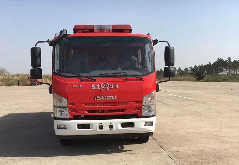 國六慶鈴五十鈴3.5噸水罐消防車多少錢車型資料