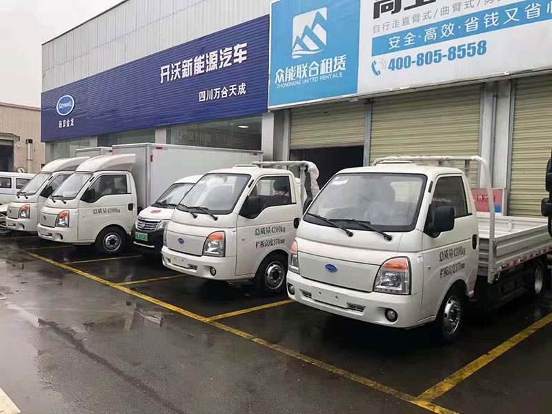 四川成都国六[推荐车型]南京金龙开沃K10纯电动平板货车货车销售地址