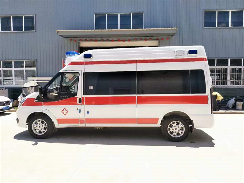 新时代全顺V348一体化模具负压救护车价格-性价比高-车辆实拍