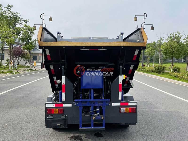 3方比亚迪T4纯电动自装卸式垃圾车实拍图片