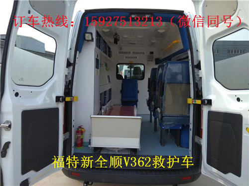 【随州】福特新全顺V362短轴中顶CLW5035XJHJ5型救护车 价格17.00万 二手车
