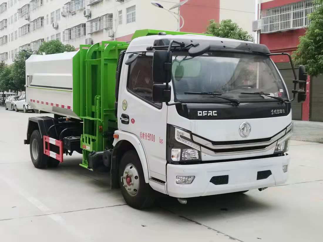 国六东风多利卡自卸式垃圾车
