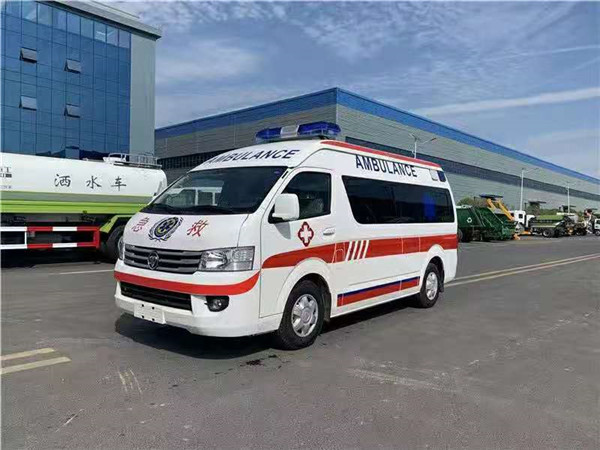 福田G9救护车厂家现车出售-转运型120急救车批发价格优惠