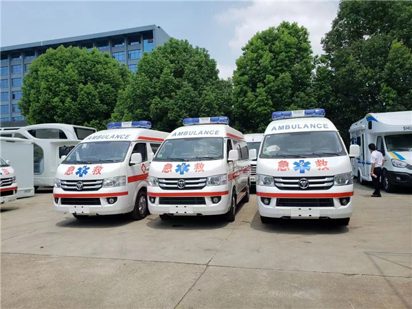 十幾萬福田G7救護車熱銷全國-加裝負壓裝置救護車多少錢
