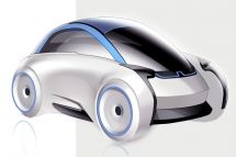 宝马新发布一款体积轻巧的电动概念车