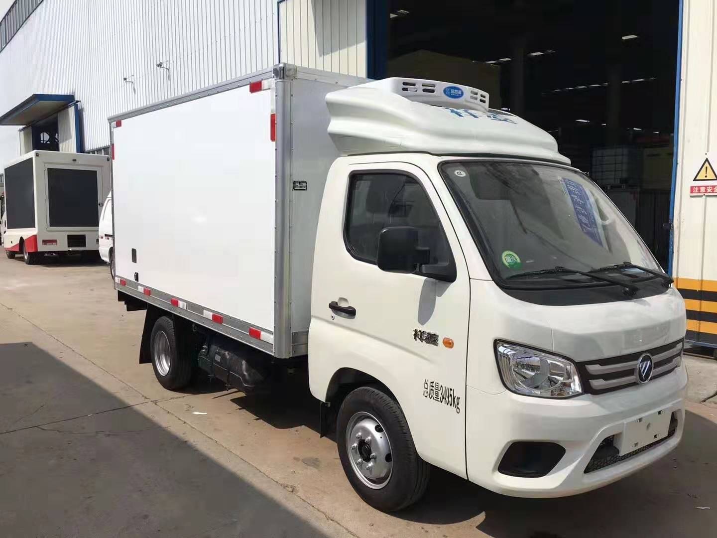 福田祥铃M1海鲜运输车3.3米国六冷藏车