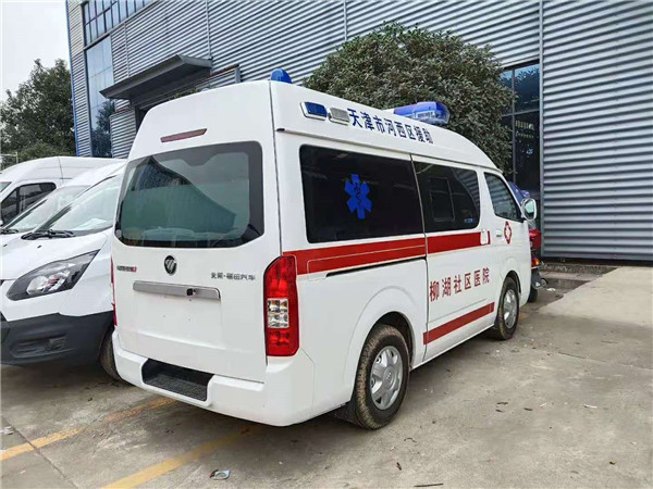 福田G9救护车 高顶长轴监护型120急救车
