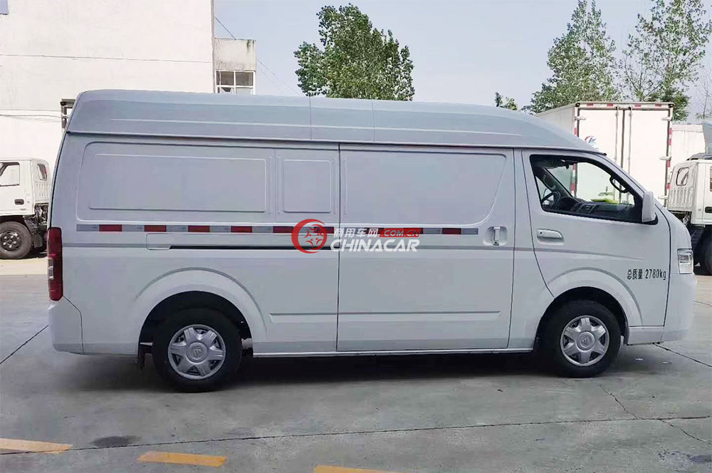 国六福田G7面包式冷藏车外观