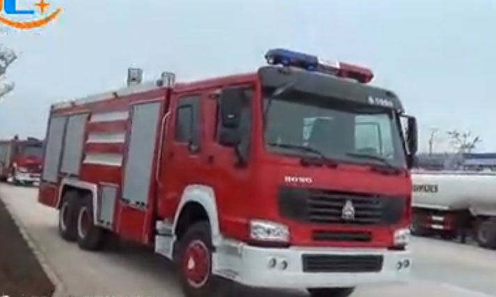 湖北东特消防车视频